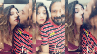 Horny Pakistani Couple’s Sensual Smoke Kiss