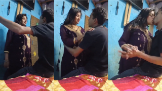 Slutty Sali’s Erotic Lap Kiss with Jija MMS