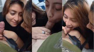 Threesome Sisters’ Dick Sucking Lesson