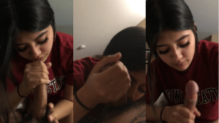 Sexy NRI Girl’s Classmate Deep Throat