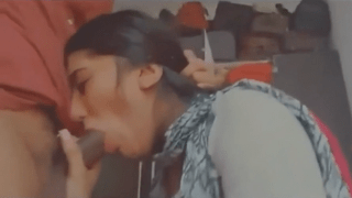 Shy Indian Girlfriend Deep Throat Blowjob Passion