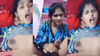 Wife Annoyed Handjob Turns To Moaning When Fucked Good