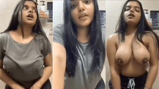Hot Chubby Desi Girl Nude Bathroom Dance – Singing & Teasing Boobies