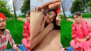 Young Punjabi Couple Viral MMS Leak – Park Romance to Shower Cuddle