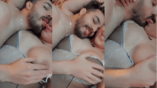 Sexy Young Desi Couple Records Romantic Fuck – Cuddling Boobies Play & Moans
