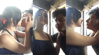 Young Indian Couple In Love Records Their Long, Wet, Passionate Smooch Session