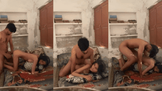 Slim Village Girl Finally Meets Horny Boyfriend & Gets Plowed Hard In Doggy