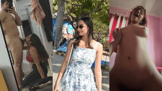 Gorgeous Indian Hasina Is Obedient To Her Ugly Fat BF & Lets Him Film Her Most Vulnerable Positions