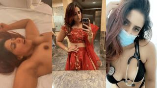 Desi NRI Doctor Quits Medicine For OnlyFans Then Takes White Cock And A Black Bull