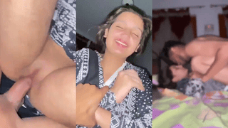 “Oh Nahi Peeche Ho Yaar Kutte” Cute Pahadi Girl Moans Then Gets Lost On His Huge Cock