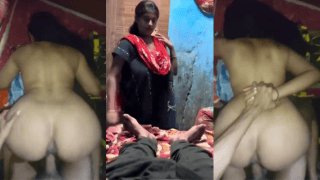 Village Wife Drops The Kids At School Then Gets On The Bed Where The Neighbor Is Already Jerking