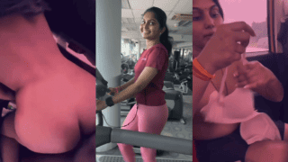 Slutty Wife Cheats With Gym Trainer – Giggles On The Treadmill Then Gets Her Married Pussy Drilled In Car