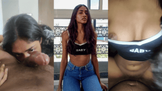 Hot Insta Baddie Gives A Filthy Handjob And Blowjob Then Eats The BF’s Ass Before The Shorts Come Down