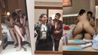 Nerdy College Topper’s Armpits Licked By Backbencher & She Rides Him While He Records in the Mirror